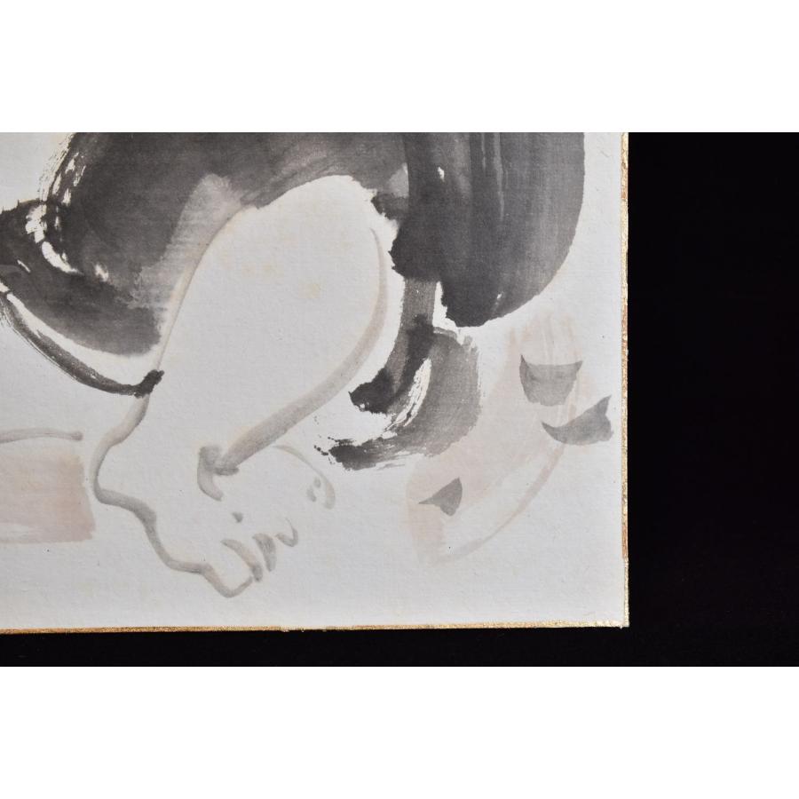 真作】 クリフトン・カーフ 絵画 ○貴重な直筆作品≪しばらく≫ 原画
