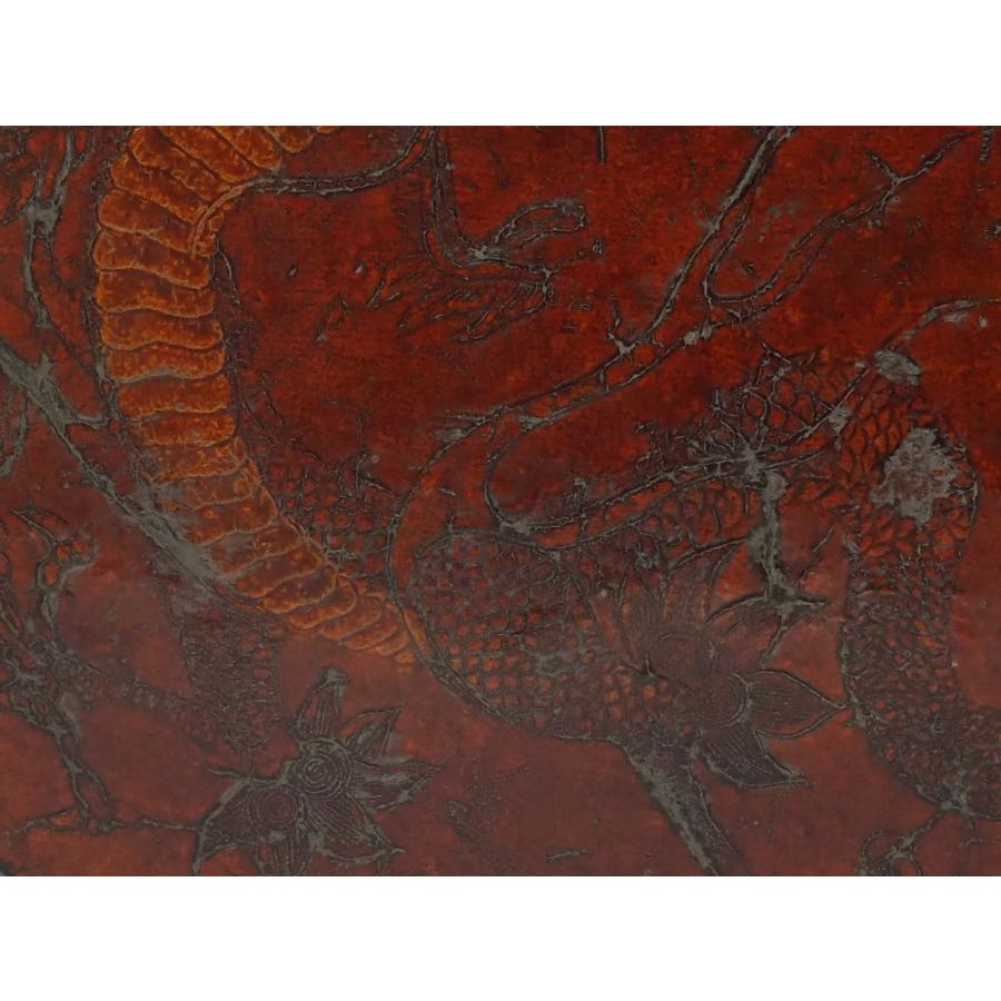 骨董品 中国古美術【龍の図】螺鈿飾卓 花台 ≪明末〜清時代≫ 唐物古玩 