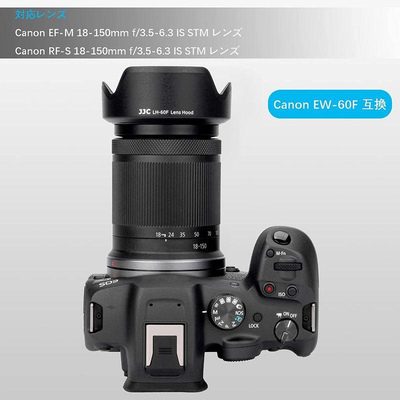 JJC EW-60F 可逆式 レンズフード Canon R7 / R10 + RF-S 18-150mm F3.5-6.3 IS STM &｜ogawashop｜06