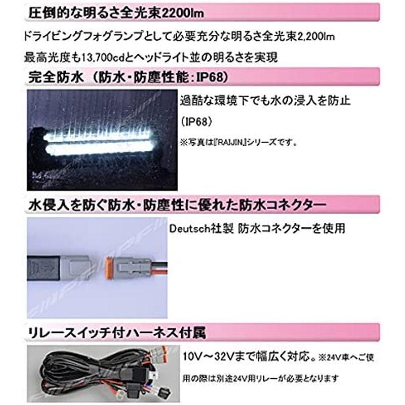 IPF フォグランプ LED 2インチ 角 ドライビング S-632｜ogawashop｜12