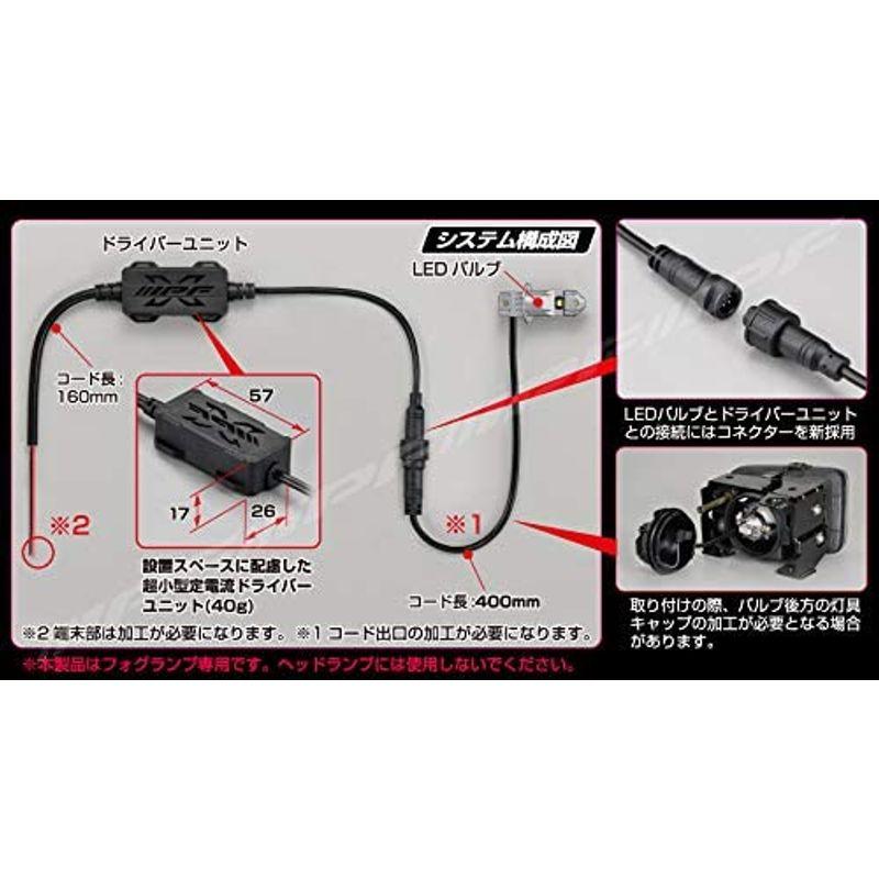 IPF フォグランプ LED H3/H3C バルブ Fシリーズ 12V/24V 兼用 6500K F131FLB 2021用品大賞受賞｜ogawashop｜05