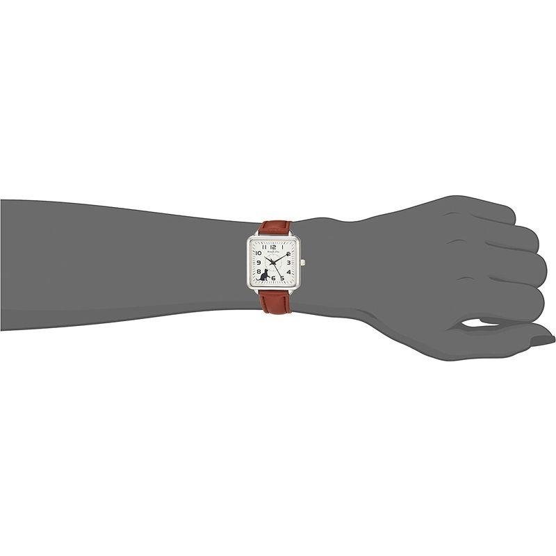 アリアス 腕時計 アナログ アマルフィディア 防水 革ベルト 猫 白 文字盤 WW20025A-154 レディース ブラウン｜ogawashop｜03