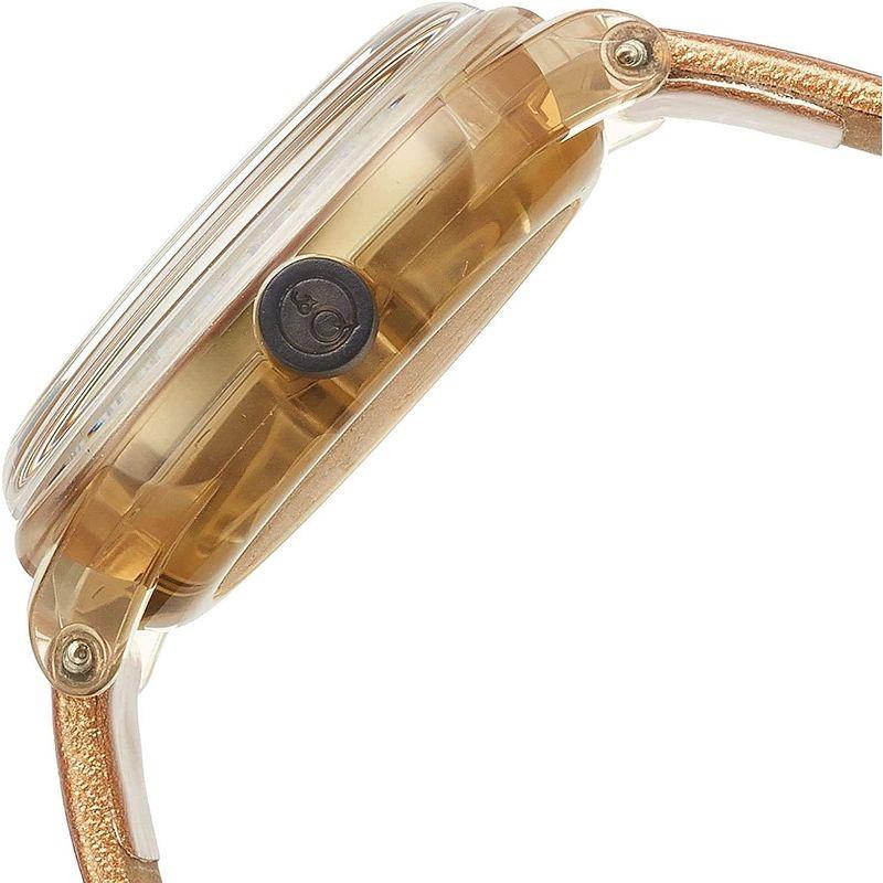 シチズン Q&Q 腕時計 アナログ スマイルソーラー 防水 革ベルト RP18-005 レディース ホワイト × ゴールド｜ogawashop｜04