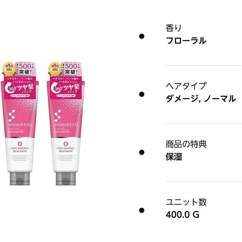 AQUA NOA アミノレスキュー ハイダメージトリートメント (ヘアパック) 200g x２個セット｜ogawashop｜02