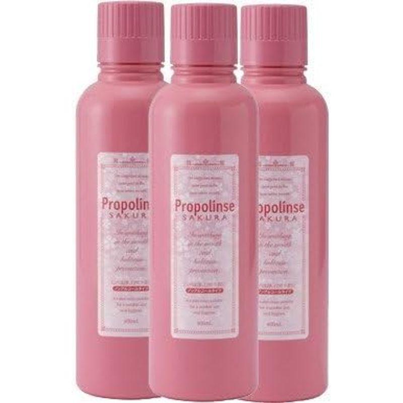 Propolinse ピエラス プロポリンス マウスウォッシュ サクラ ６００ＭＬ＊3本 本体 ノンアルコール 低刺激タイプ｜ogawashop｜02