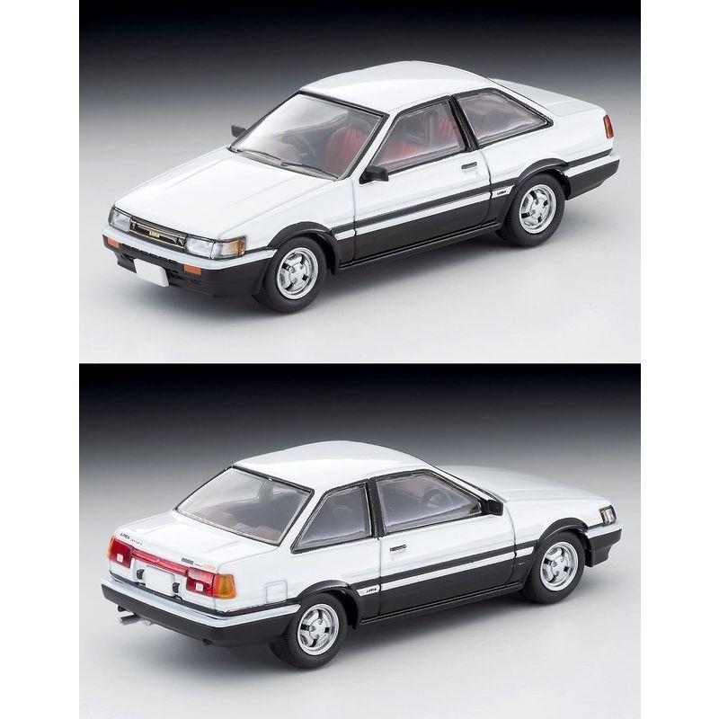 トミカリミテッドヴィンテージ ネオ 1/64 LV-N284a トヨタ カローラレビン 2ドア GT-APEX 白/黒 84年式 完成品｜ogawashop｜05