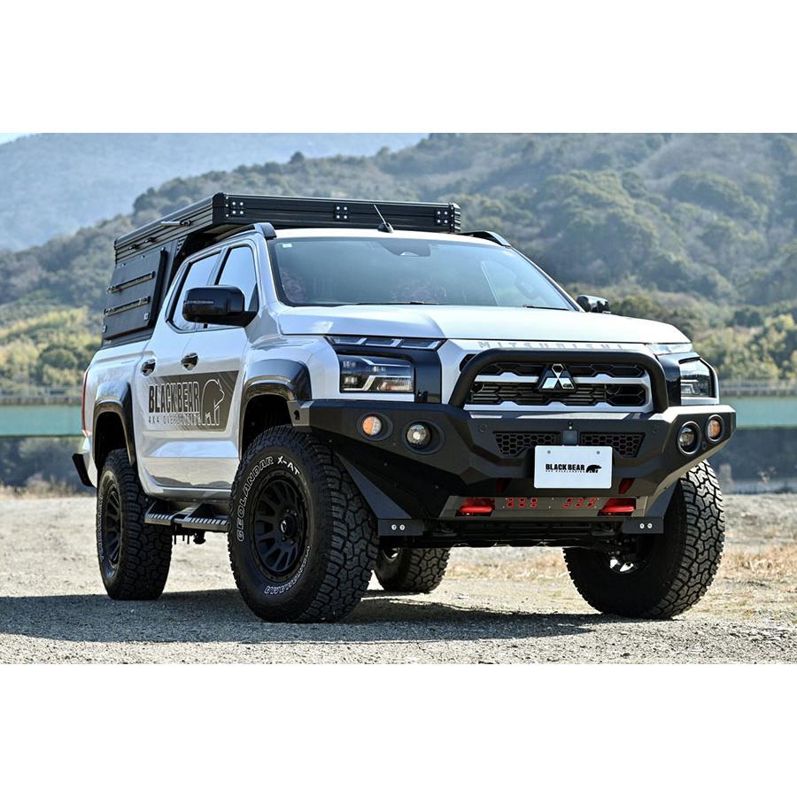 三菱 トライトン LC2T 令和6年2月～現行 ブラック バンパー 三菱（MITSUBISHI） トライトン LC2T BLACK BEAR フロントアイアン