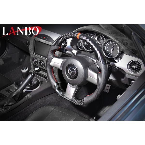 ロードスター NCEC マツダ LANBO プレミアムスポーツ ステアリング