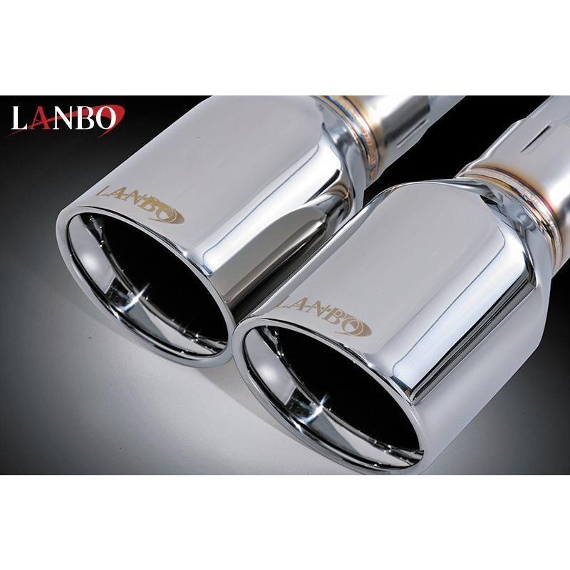 80系 ハリアー LANBO エキゾーストマフラー 100Φデュアルタイプ EPR-MXUA85_3