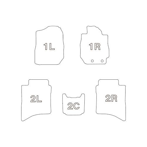 ジムニー ノマド JC74W R7/4〜現行 clazzio 3D 立体フロアマット 1台分