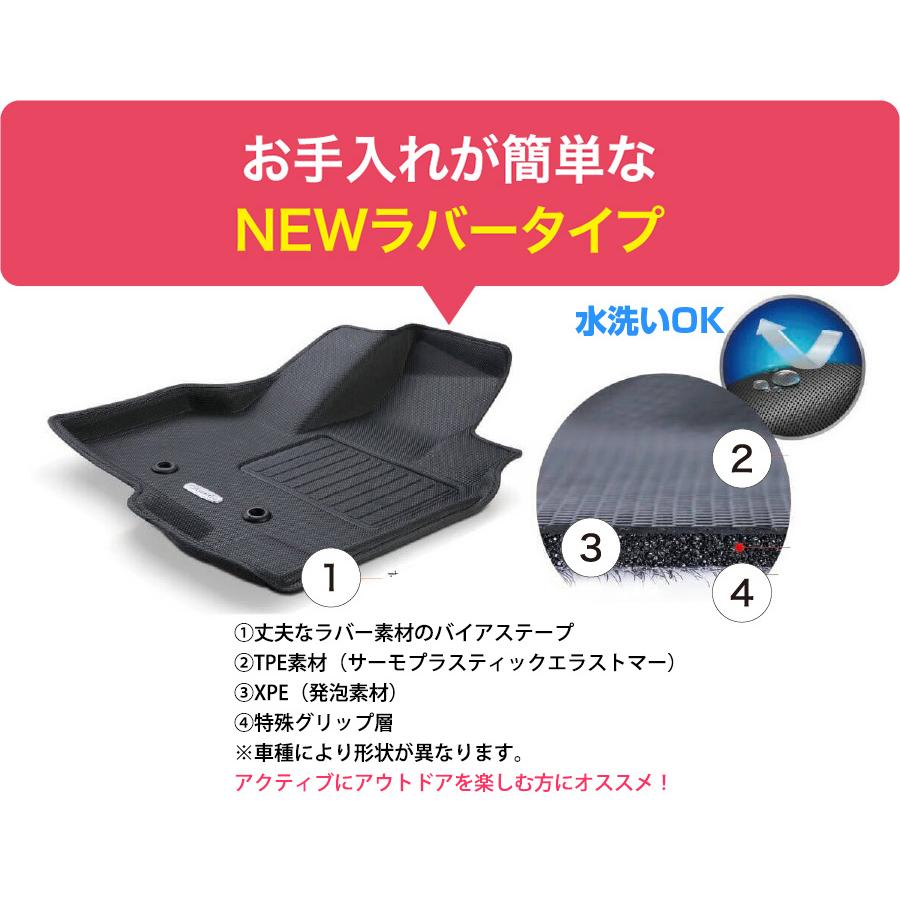 レクサス（LEXUS） RX R4/12〜現行 clazzio 3D 立体フロアマット 1台分