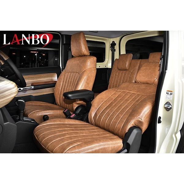 ジムニー JB64 ジムニーシエラ JB74 スズキ LANBO レザーシートカバー