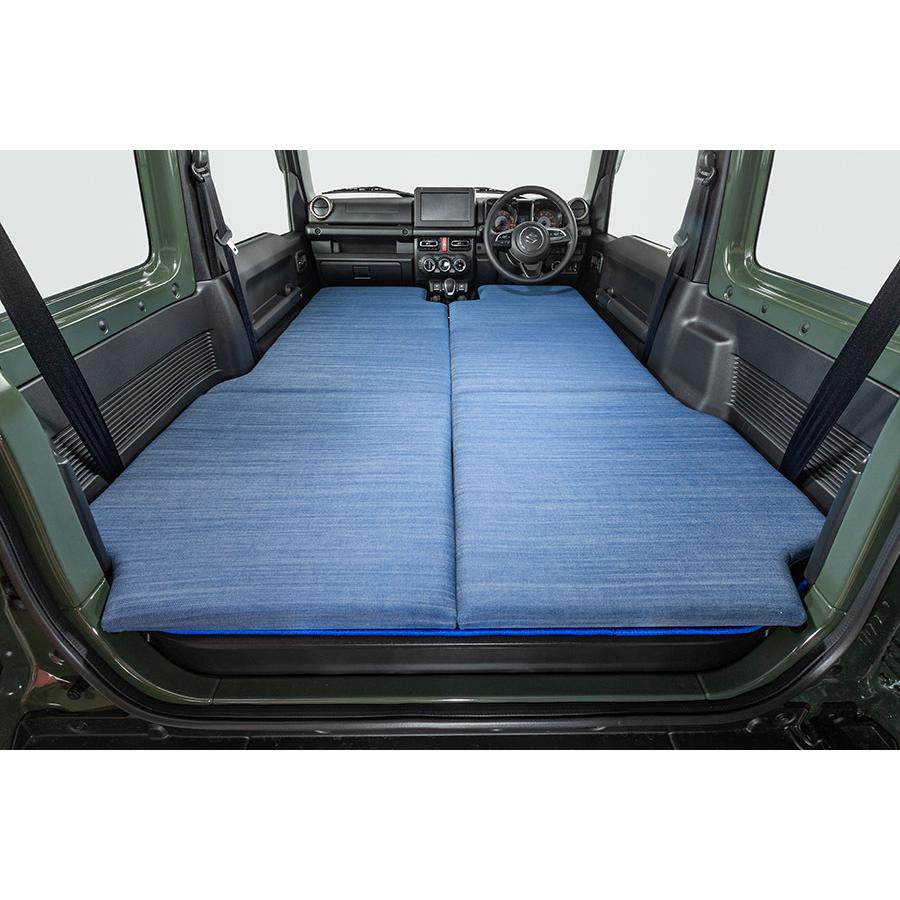 ジムニー Jb64 ジムニーシエラ Jb74 スズキ 車種別専用 フルフラット ベッドキット 2人用 車中泊マット デニムデザイン 受注生産 Okb Jim2 D Okb Jim2 D オージードリーム 通販 Yahoo ショッピング