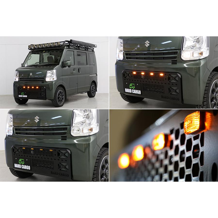 LEDスキッドグリル 軽バン用 エブリイバン N-VAN アトレー ハイゼット
