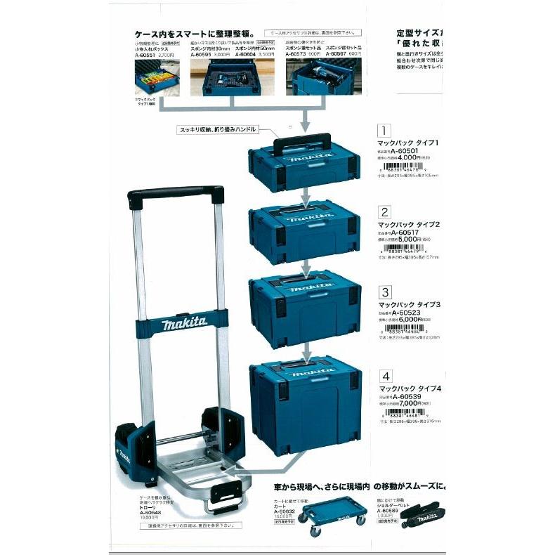 マキタ（makita） マックパック タイプ3 A-60523 : おぎはら - 通販 