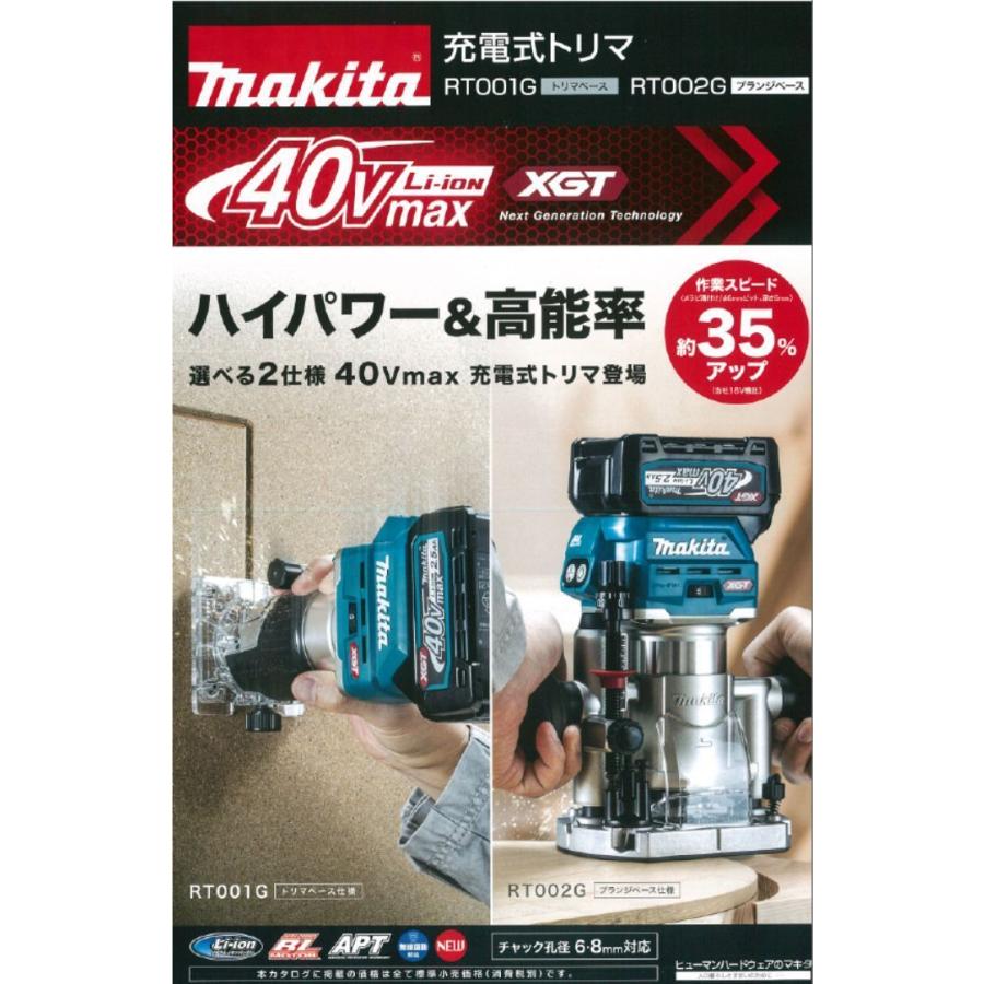 マキタ マキタ 充電式トリマ RT002GRDX プランジベース仕様 バッテリ 