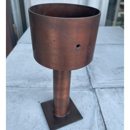 ステン柱受金物 100mm ブロンズ 丸 : おぎはら - 通販 - Yahoo 