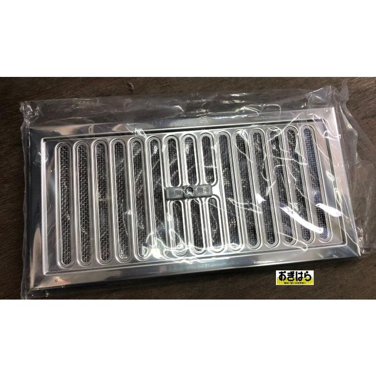 (未使用･未開封品)　宇佐美工業 ステンレス製 床下換気口 (松アミ) UK-YM1230-AM 60wa65s 宇佐美工業 床下換気口 UK-YSDタイプ スライド ステンレス製 シルバー