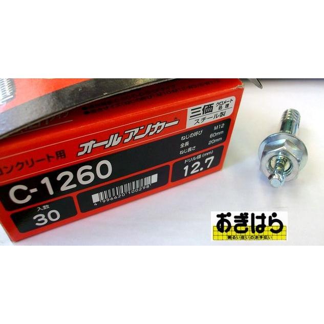 サンコーテクノ オールアンカー C-1260 30本入 : おぎはら