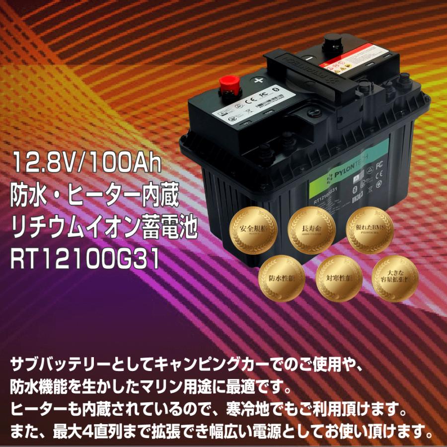 (セイキ) リチウムイオンバッテリー 12.8V/100ah RT12100G31 (SEIKI233368)｜ogkos｜02