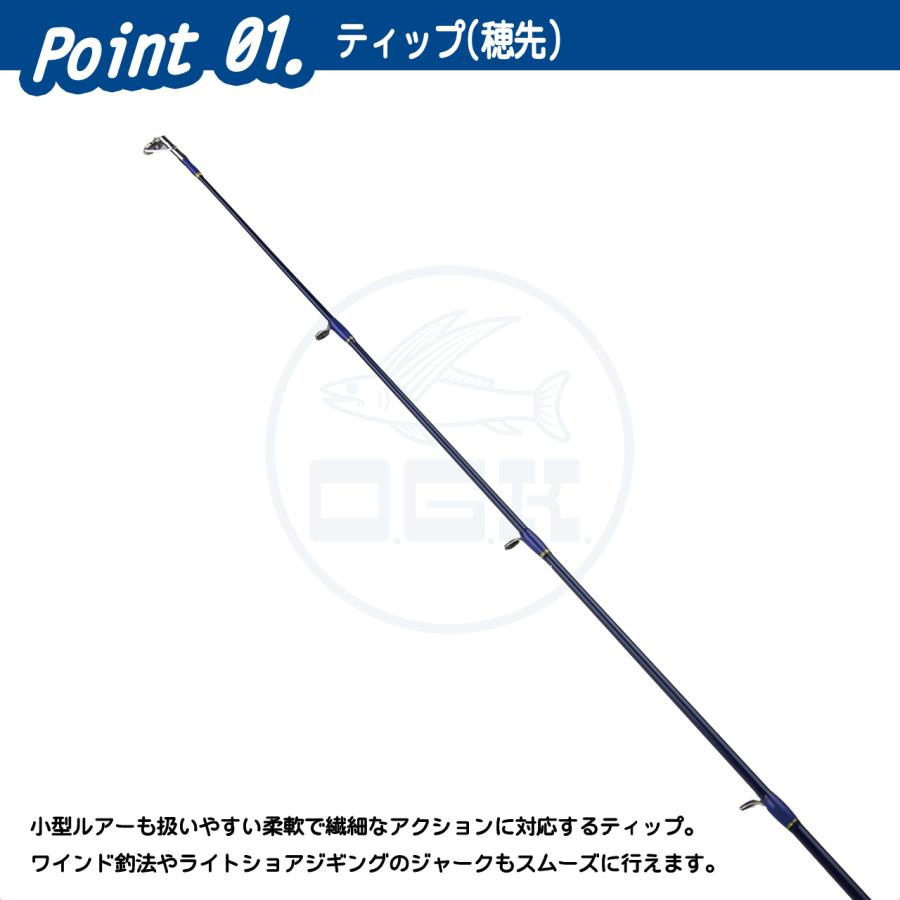 (OGK) ソルトルアーセット 8.0ft (SLSET80) | 大阪漁具 | 01