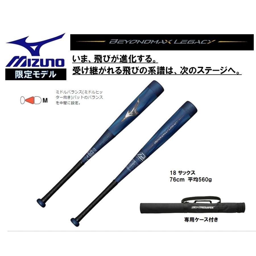 MIZUNO（ミズノ） 少年軟式用バット ビヨンドマックスレガシーミドル