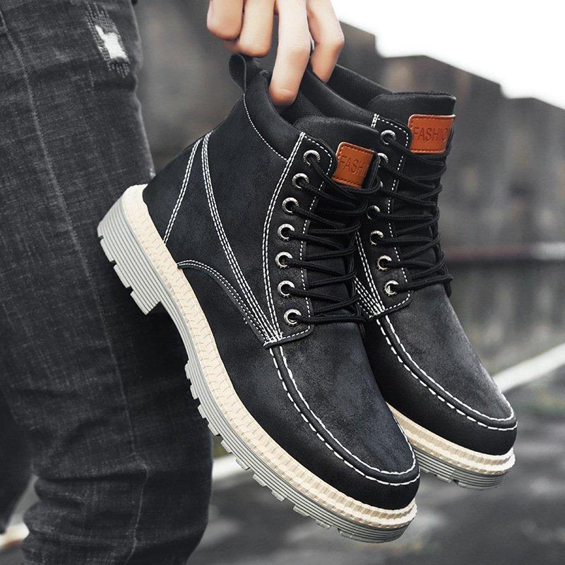 ブーツ メンズ ワークブーツ マウンテンブーツ カジュアルブーツ 編み上げ レースアップ シューズ 靴 Healhqhzid メンズファッション Bigskydermatology Com