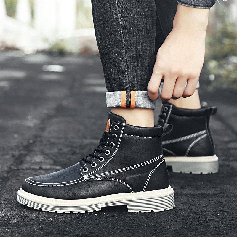 ブーツ メンズ ワークブーツ マウンテンブーツ カジュアルブーツ 編み上げ レースアップ シューズ 靴 Healhqhzid メンズファッション Bigskydermatology Com