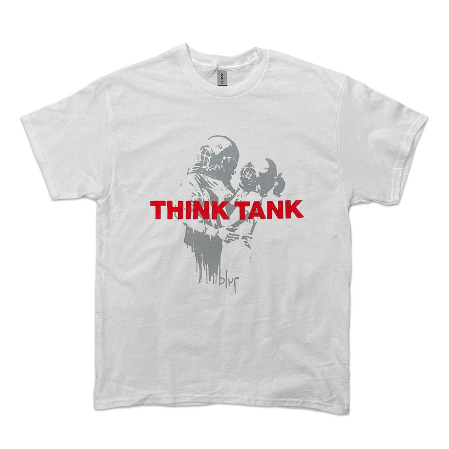 blur「THINK TANK」【BANKSY】ブラー　シンクタンク　バンクシー　Tシャツ　T-shirts 音楽Tシャツ　バンドTシャツ 【GILDAN Ultra Cotton 6.0 oz】American fit｜oguoy｜10