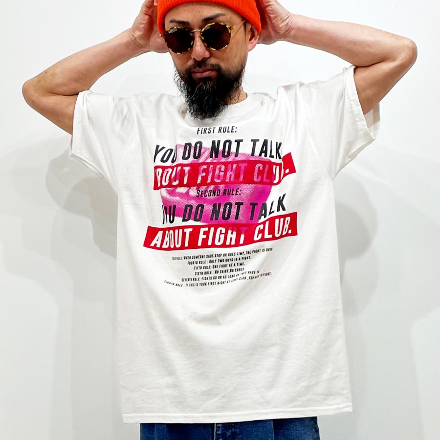 ファイトクラブ 「RULE」 FIGHTCLUB 映画Tシャツ 90s カルト ファイトクラブ 「RULE」 FIGHTCLUB 映画Tシャツ 90s カルト