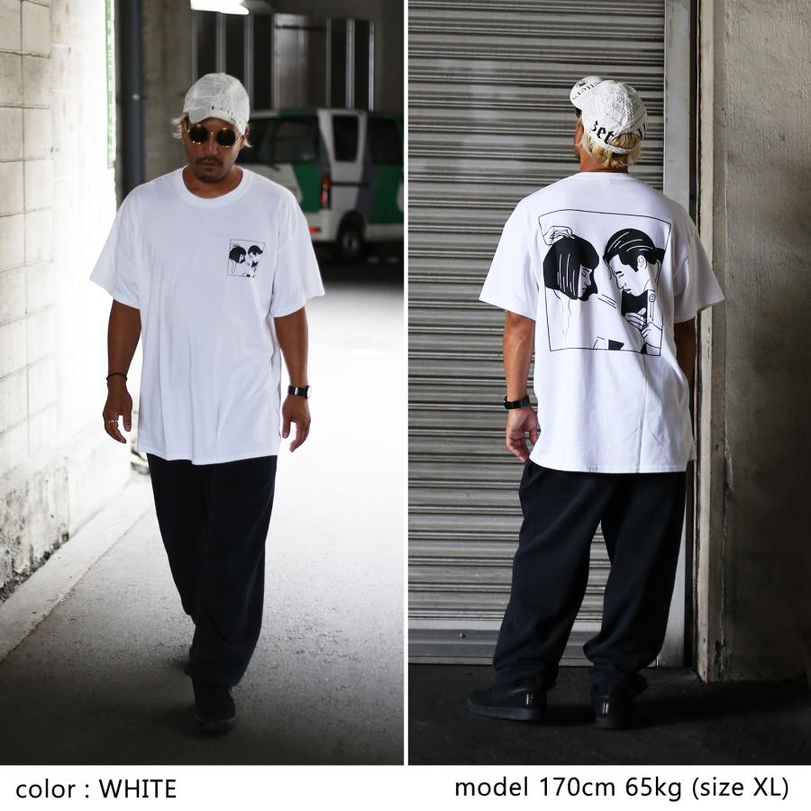 極美品✨エンフォルド バルーンTシャツ ワイドシルエット ホワイト 38 パルプフィクション 「DANCE」「Twist Contest」 PULP FICTION 映画T