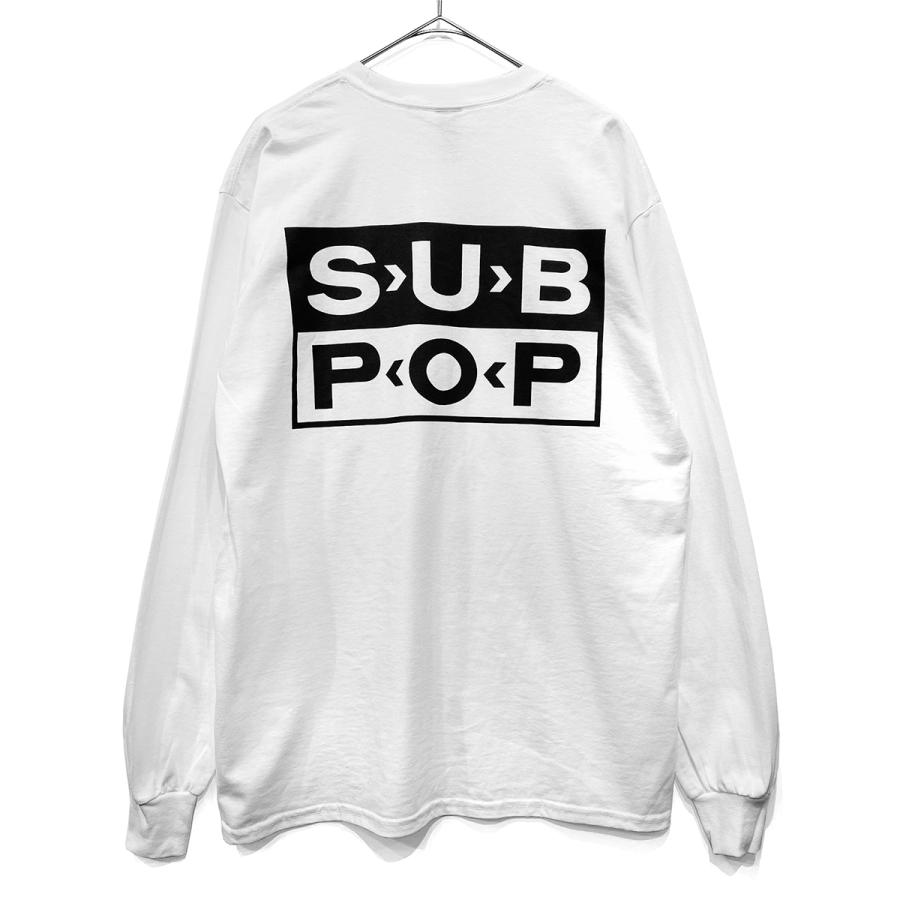 SUB POP 「NO COMMENT 」 サブポップ　SUBPOP　オルタナ　ロック　グランジ　バンド Tシャツ　長袖　ロンＴ【GILDAN　ULTRA COTTON】USA規格｜oguoy｜06