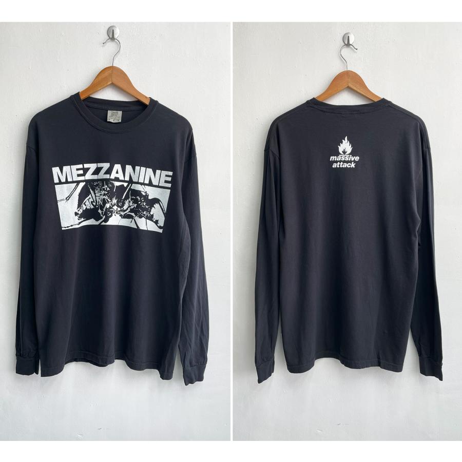 Massive Attack 「Mezzanine」Long Sleeve Fade T-shirts マッシヴ