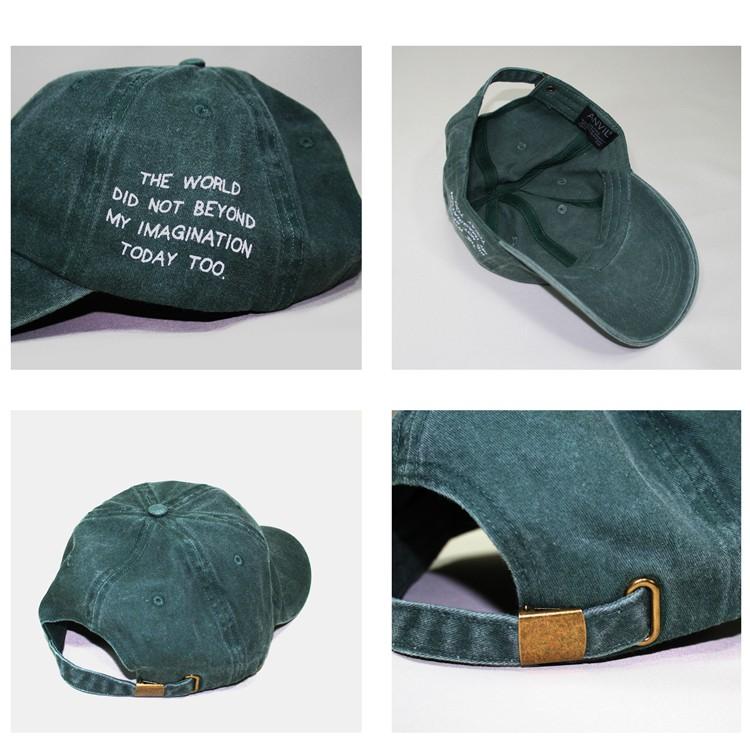 ピグメントダイ サイドプリント ローキャップ [ THE WORLD ] ユニ