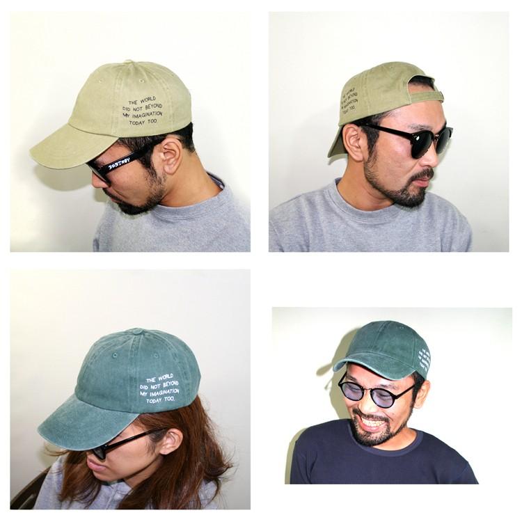 ピグメントダイ サイドプリント ローキャップ [ THE WORLD ] ユニ