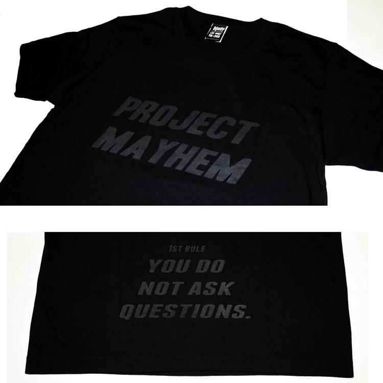 ファイトクラブ Project Mayhem Fightclub 映画tシャツ 90s カルトムービー Box Fightclub Sstee Mayhem Oguoy オグオイ 通販 Yahoo ショッピング