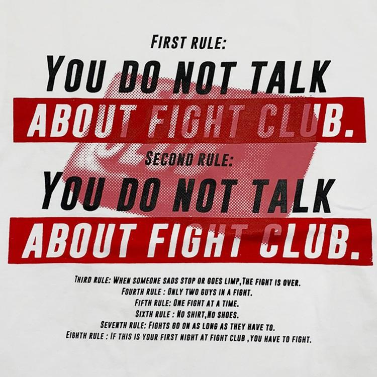 ファイトクラブ Rule Fightclub 映画tシャツ 90s カルトムービー Smt Fightclub Sstee Rule Oguoy オグオイ 通販 Yahoo ショッピング