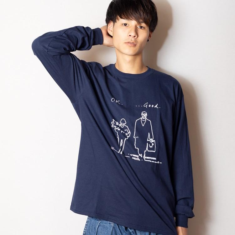 LEON レオン マチルダ 「ok good」 リブロンT (長袖Tシャツ LEON レオン マチルダ 「ok good」 リブロンT (長袖Tシャツ
