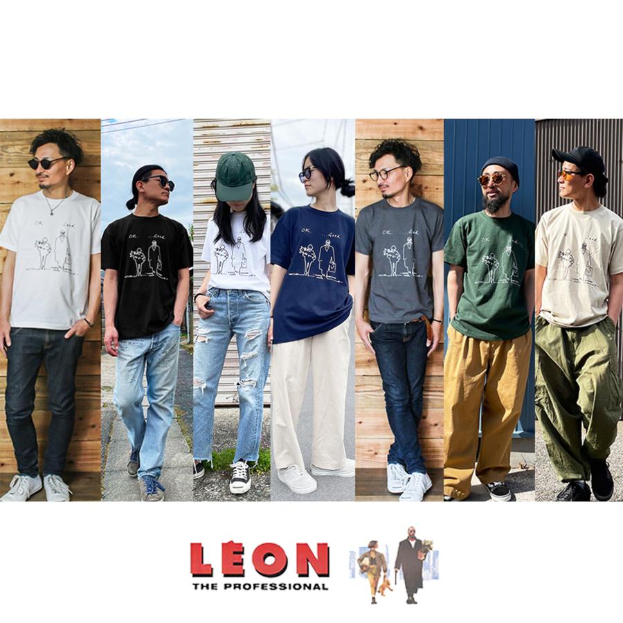LEON 「ok good」レオンとマチルダ 映画Tシャツ : oguoy LEON 「ok good」レオンとマチルダ 映画Tシャツ : oguoy