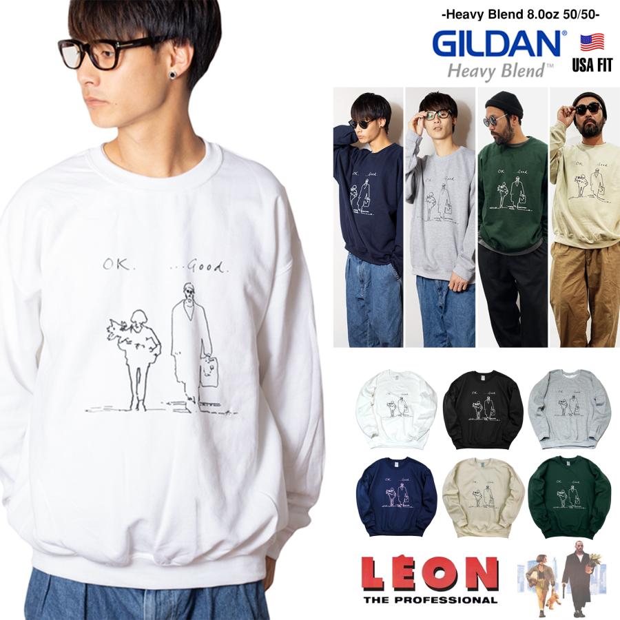 LEON レオン 「ok good」 クルーネック スウェット LEON レオン 「ok good」 クルーネック スウェット