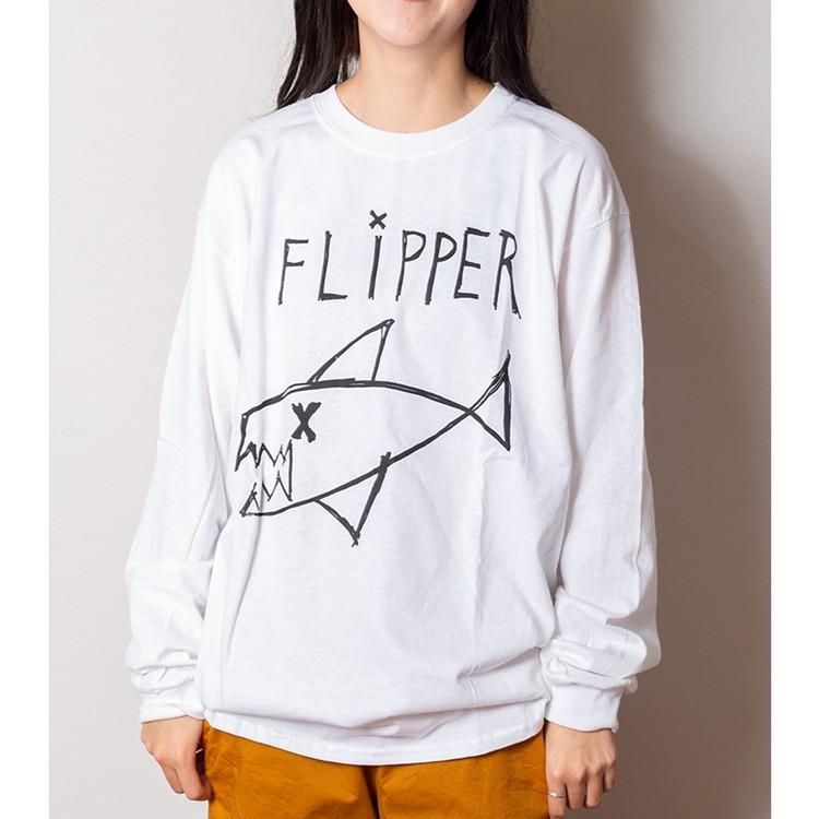 【レディースモデル】 NIRVANA ニルヴァーナ「FLIPPER」 オルタナ ロック グランジ バンド ロック 長袖 Tシャツ ロンT｜oguoy｜03