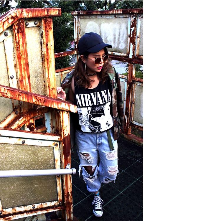 NIRVANA 「ニルヴァーナ」「BLEACH」「ブリーチ」 タンクトップ