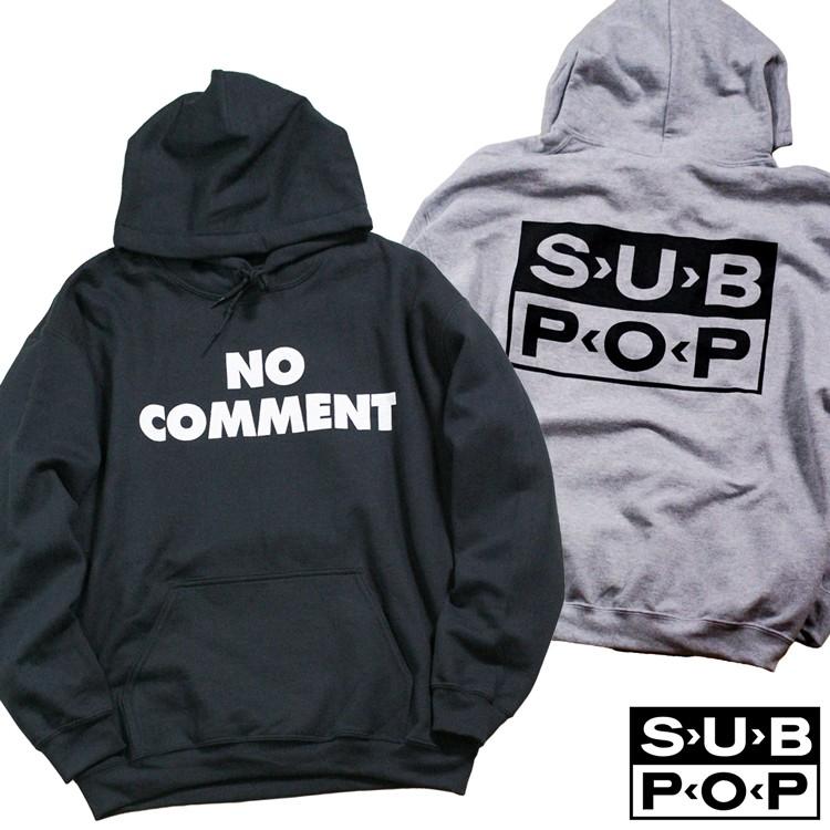 SUB POP「NO COMMENT」レーベルロゴ パーカー / フーディー / バンドTシャツ / サブポップ / グランジ / オルタナ / パンク / ロック / 90s /｜oguoy｜19