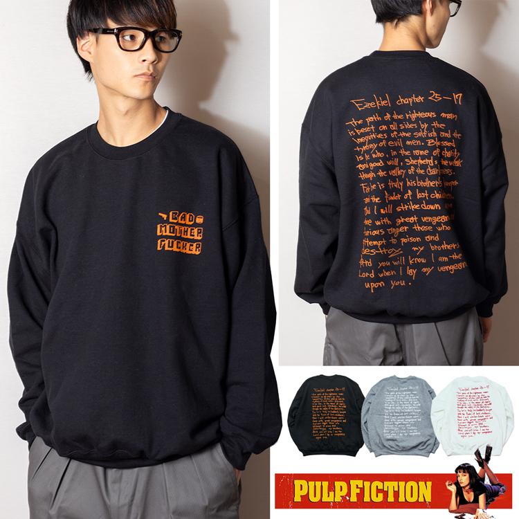 パルプフィクション Jules Bad Mother Fucker Pulp Fiction 映画 スウェット トレーナー 裏起毛 Sweat Pf Bmf Oguoy オグオイ 通販 Yahoo ショッピング