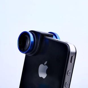 スマートフォン　クリップ セルカレンズ iphone5-5S　0.67倍広角マクロ魚眼三in一レンズ