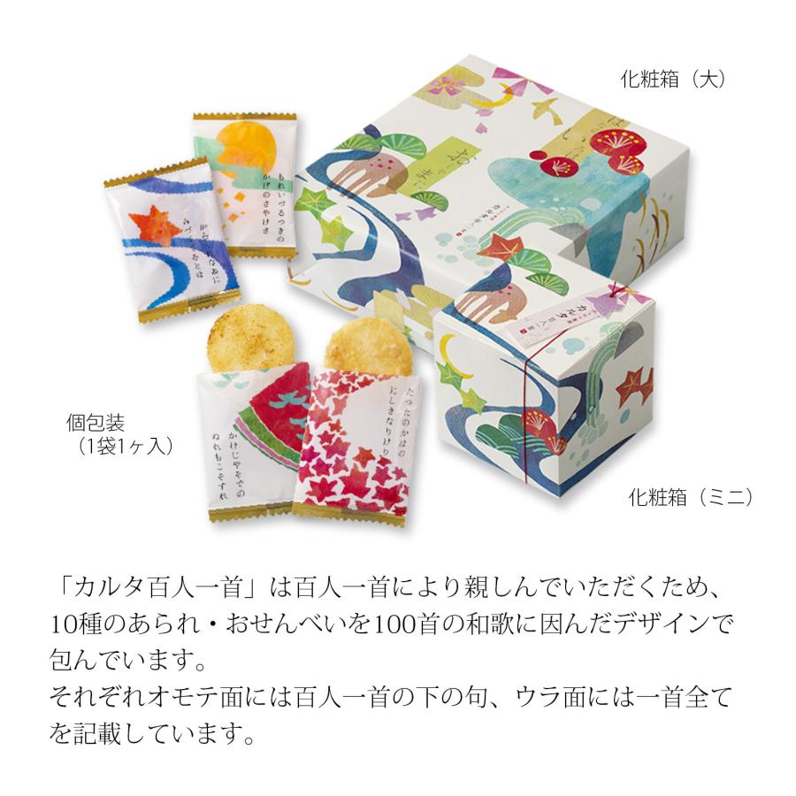 カルタ百人一首 化粧箱(ミニ)（袋数の目安：約30袋）（係数7） 2024 
