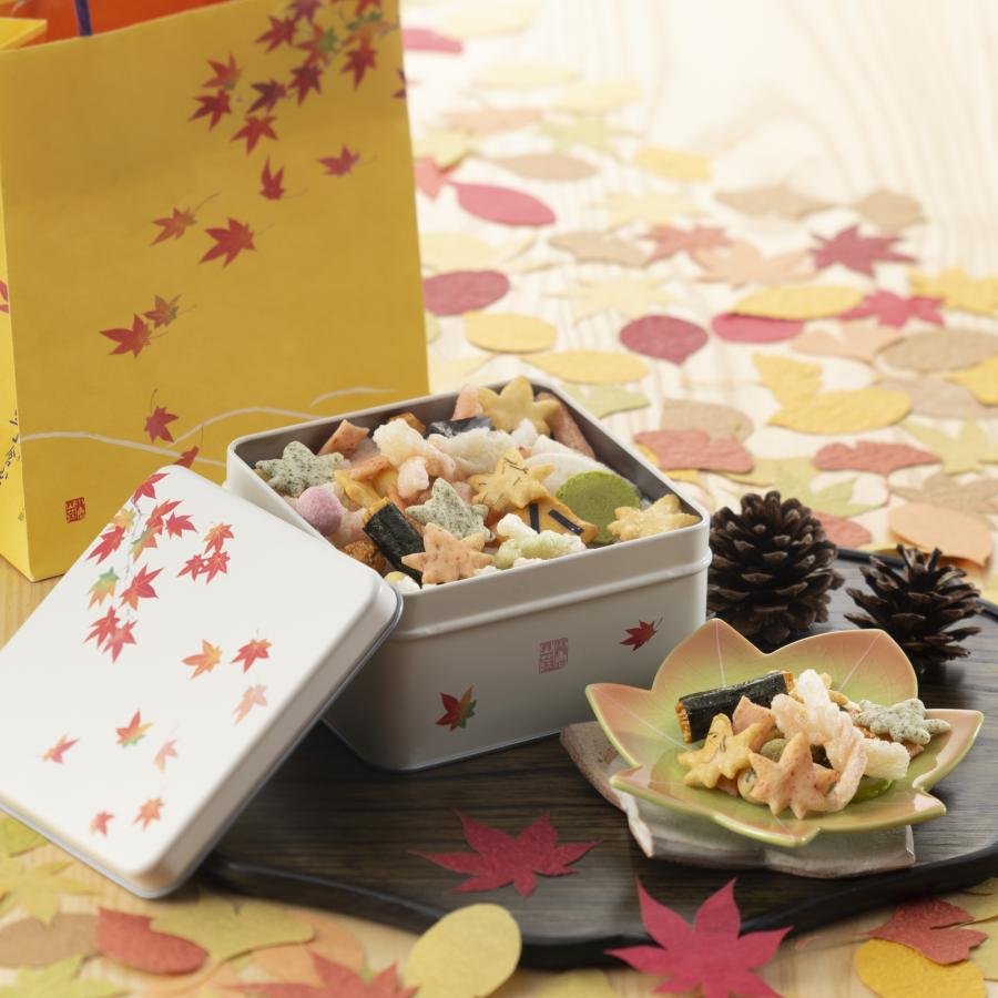 十色のふき寄せ 秋にしき 専用手提げ袋付（係数4） : 40568 : 小倉山荘 