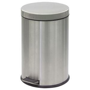 (まとめ) ステンレスペダルボックス 20L SU-909-920-0 1台 〔×2セット〕