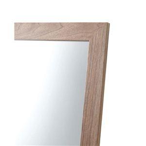 スタンドミラー 全身姿見鏡 幅45cm ブラウン 飛散防止フィルム加工 木製 トリコ ベッドルーム 寝室 玄関 リビング 店舗 ベッドルーム 寝室 リビング 店舗 スタンドミラー 全身姿見鏡 幅45cm ブラウン 飛散防止フィルム加工 木製 トリコ 玄関