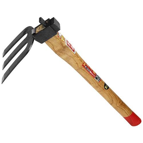 農具 鍬 三本鍬 大型くわ 片手鍬 高さ440 幅95 奥行170mm 土起こし 穴掘り ハンマー機能 Fs0 おしゃれガーデニング用品館 通販 Yahoo ショッピング